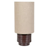 Carob Brown Stoneware Table Lamp