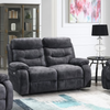Carrie 2 Seater Sofa Electric Recliner Dark Grey life style photo