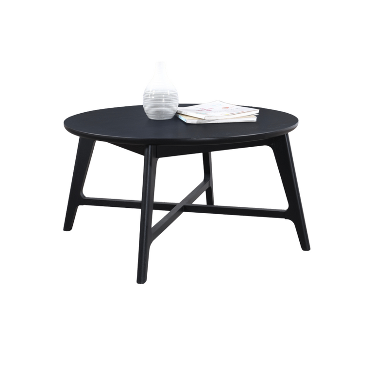 Carrington Black Round Coffee Table