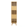 Carrington Oak Large Single Bookcase – A statement piece for modern living.