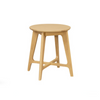 Carrington Oak Round Lamp Table – A blend of style and functionality.