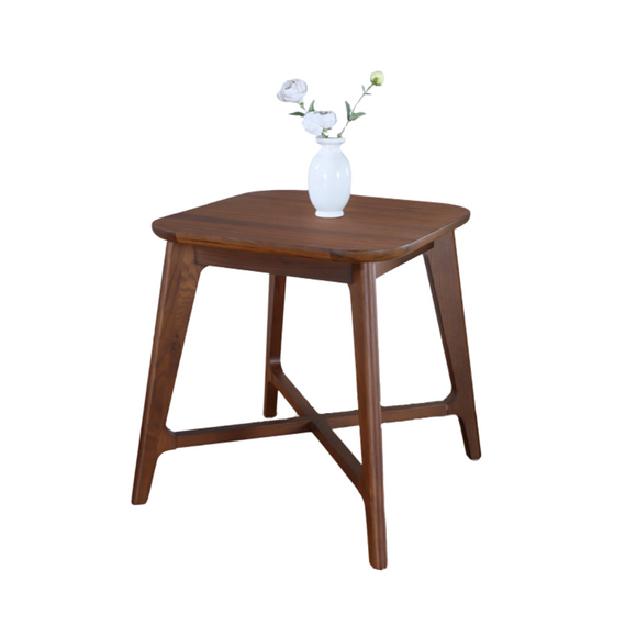 Elegant walnut lamp table, a perfect addition to your living space.