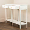 Carson 2 Drawer Console Table Large picture with opened drawers