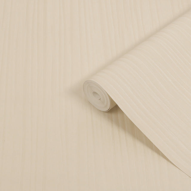 Boutique Cascade Wallpaper Sand - Folded Fabric Texture Wall Covering