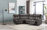 Sleek anchor corner sofa with stylish armrests
