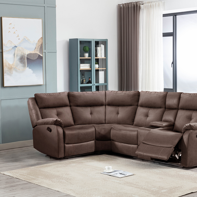 Casey Corner Sofa Chesnut LHF