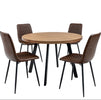 Cedric Dining Chairs Set of 4 Brown comes in 4-piece in the box