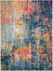 Nourison Celestial Rug CES09 Blue Yellow picture of the rug design