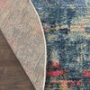 Nourison Celestial Rug CES09 Blue Yellow - Round