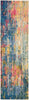 Nourison Celestial Rug CES09 Blue Yellow - Runner picture of the rug design