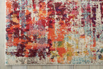 Nourison Celestial Rug CES13 Pink Multicolor picture of the pile color palette