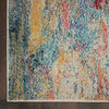 Nourison Celestial Rug CES16 Multicolor picture of the corner of the rug