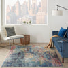 Nourison Celestial Rug CES16 Multicolor lifestyle picture in the living room
