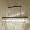 Celeus 6 Light Bar Pendant Anthracite & Crystal life style picture