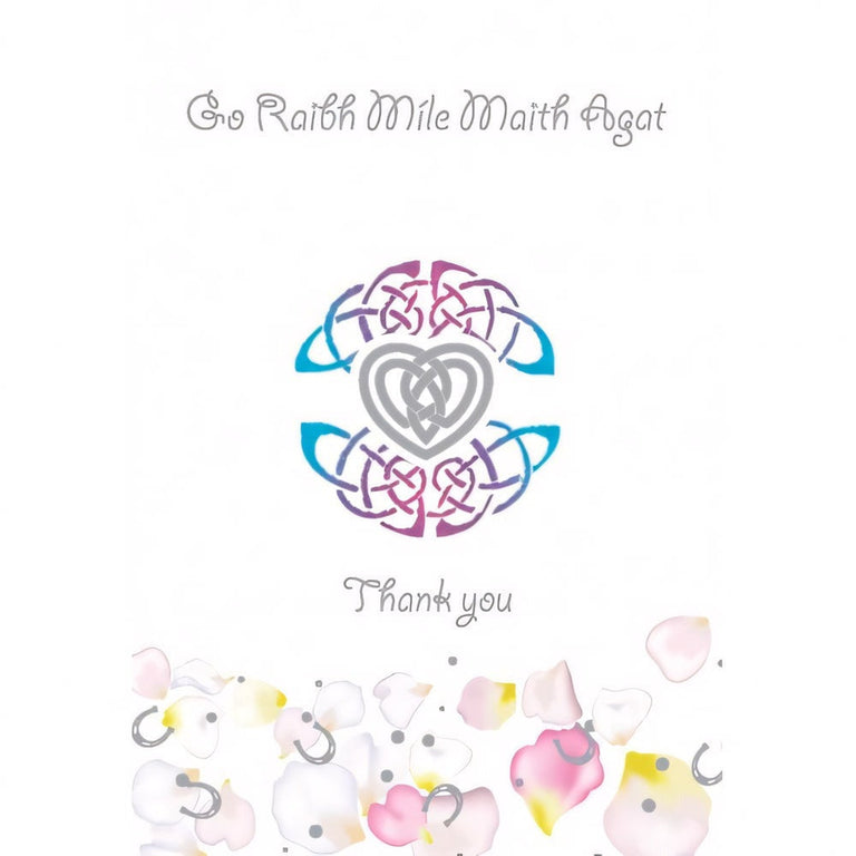 Celtic Heart Thank You Cards Pack of 8