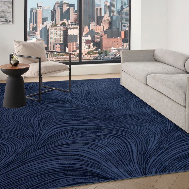 DKNY Central Park West Rug CEP02 Navy