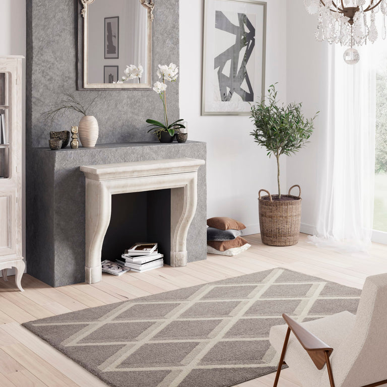 Chad Geometric Rug 572 Mocha