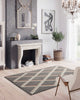 Chad Geometric Rug 592 Grey life style picture