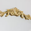 Charlotte 76cm Gold Mirror in a Vintage Arch Style, Perfect for Living Rooms
