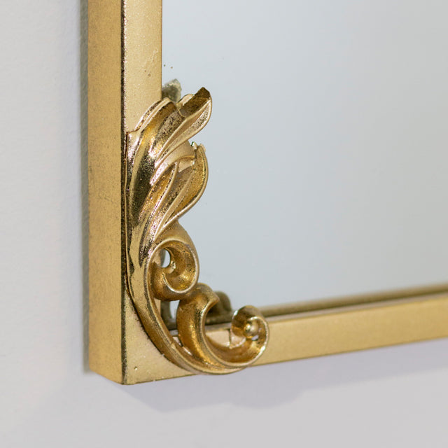 Charlotte Mirror 90cm Gold – Elegant Arched Wall Mirror