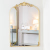Charlotte Mirror 90 cm Gold front view picture on the wall