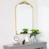 Charlotte Mirror 90 cm Gold life style picture on the wall