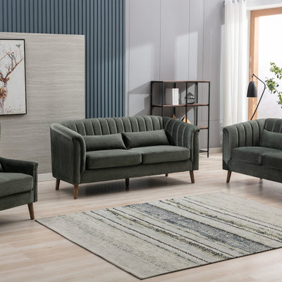 Charlotte 3 Seater Sofa Winter Moss