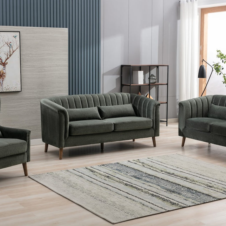 Charlotte 3 Seater Sofa Winter Moss