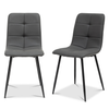 Charles Dining Chairs Set of 6 faux Leather dining chairs