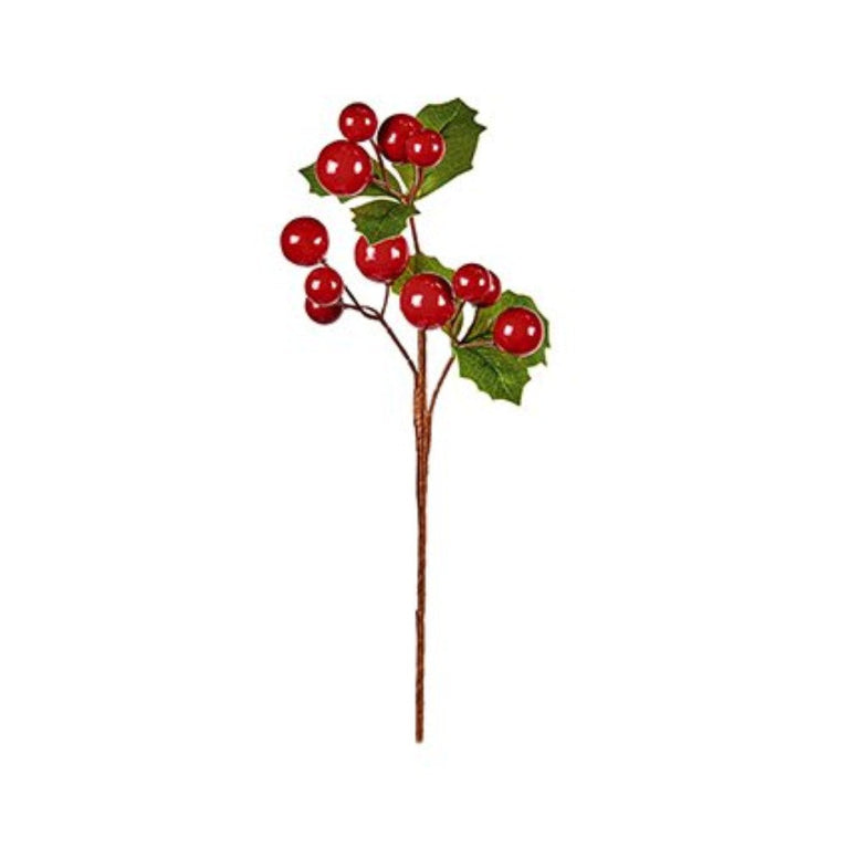 Cherry Christmas Pick