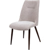 Chester Fabric Dining Chair Natural Pair mediun hard