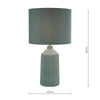 Chloris Large Table Lamp Green picture with measurements