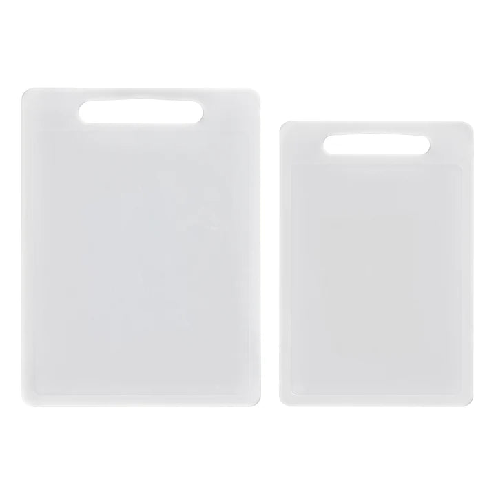 Chef Aid White Poly Chopping Board Set/2
