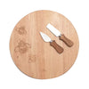 Food preparation board Meg Hawkins Round Cheese Board and Knife Set