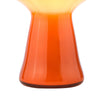 Chrissy Table Lamp Orange Art Glass close view picture of the base