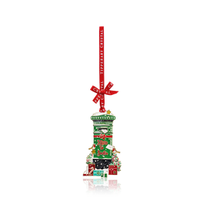 Elevate your holiday decor with the Tipperary Crystal Decoration in the shape of a charming Post Box. Embrace the festive spirit and add a touch of whimsy to your home with this delightful decoration. 