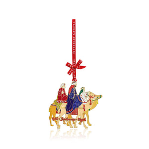 Enhance the meaning of the holiday season with the Tipperary Crystal Decoration featuring the Three Wise Men. Elevate your festive decor with this elegant and timeless representation of the nativity scene. 