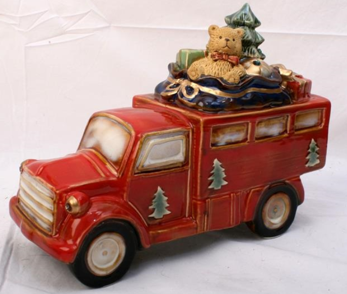 Truck With Bag Of Presents Led