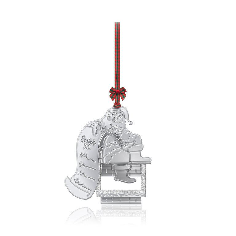 Tipperary Crystal Heirloom Decoration Santa On The Chimney