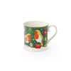 Christmas Robin Set of 2 Green and Red Tankards picture of the green cup