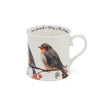 Christmas Robins Set of 2 Tankards with a message " Have yourself a Merry Little Christmas"