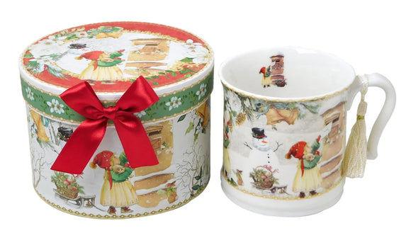 Elevate your morning coffee or tea routine with the charming Postbox Mug. Add a touch of whimsy and charm to your drinkware with this delightful mug featuring a postbox design. 