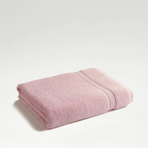 Christy Serene Bath Towel Dusty Pink picture on the white background
