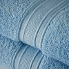 Christy Serene Bath Towel Faded Denim close view picture of the towel design