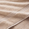 Christy Serene Hand Towel Driftwood close view picture of the towel plush texture