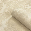 Classic Ciara Damask wallpaper art in neutral cream tones

