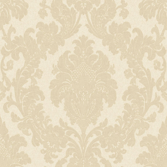 Ciara Damask Wallpaper Cream