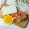 Cinnamon & Orange Soap living style photo with soap bar