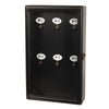 Clayre & Eef Key Cabinet Black picture on the white background