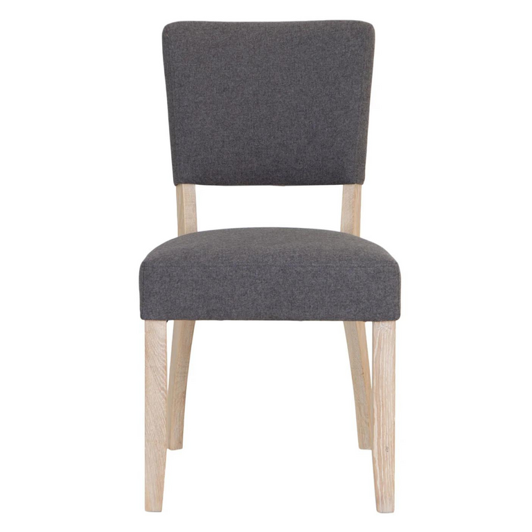 Clayton Upholstered Dining Chair Grey